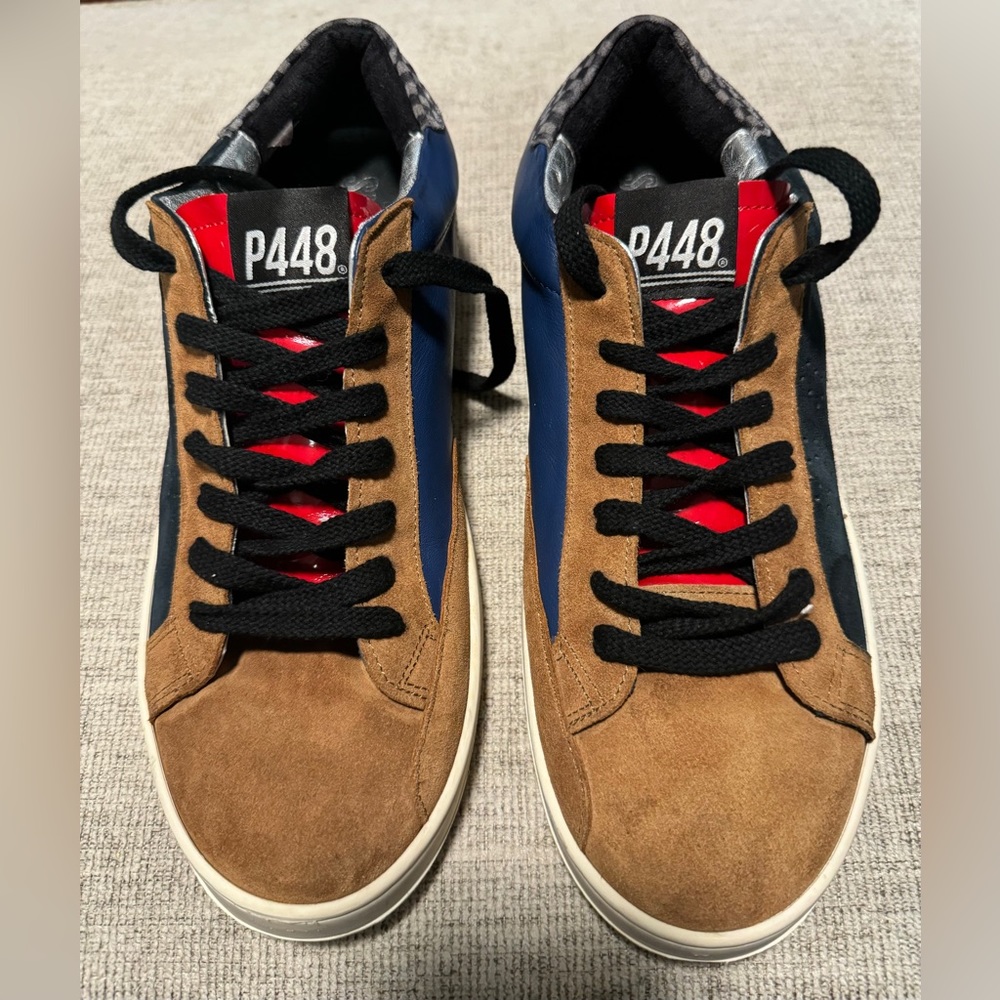 P448 Men's John Italian Leather Cocco Sneaker 9